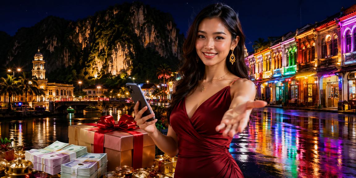 Pemain menggunakan telefon pintar untuk bermain kasino langsung 12500 di Ipoh