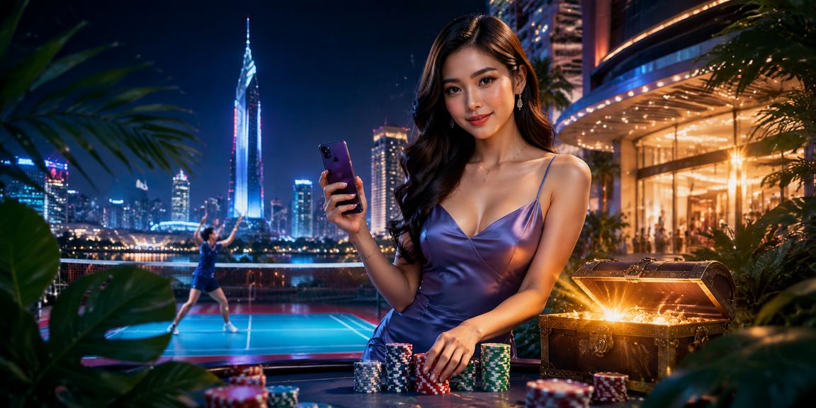 Paparan aplikasi kasino langsung 12500 di telefon pintar di Kuala Lumpur